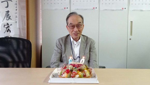 安達副会長のお誕生日会